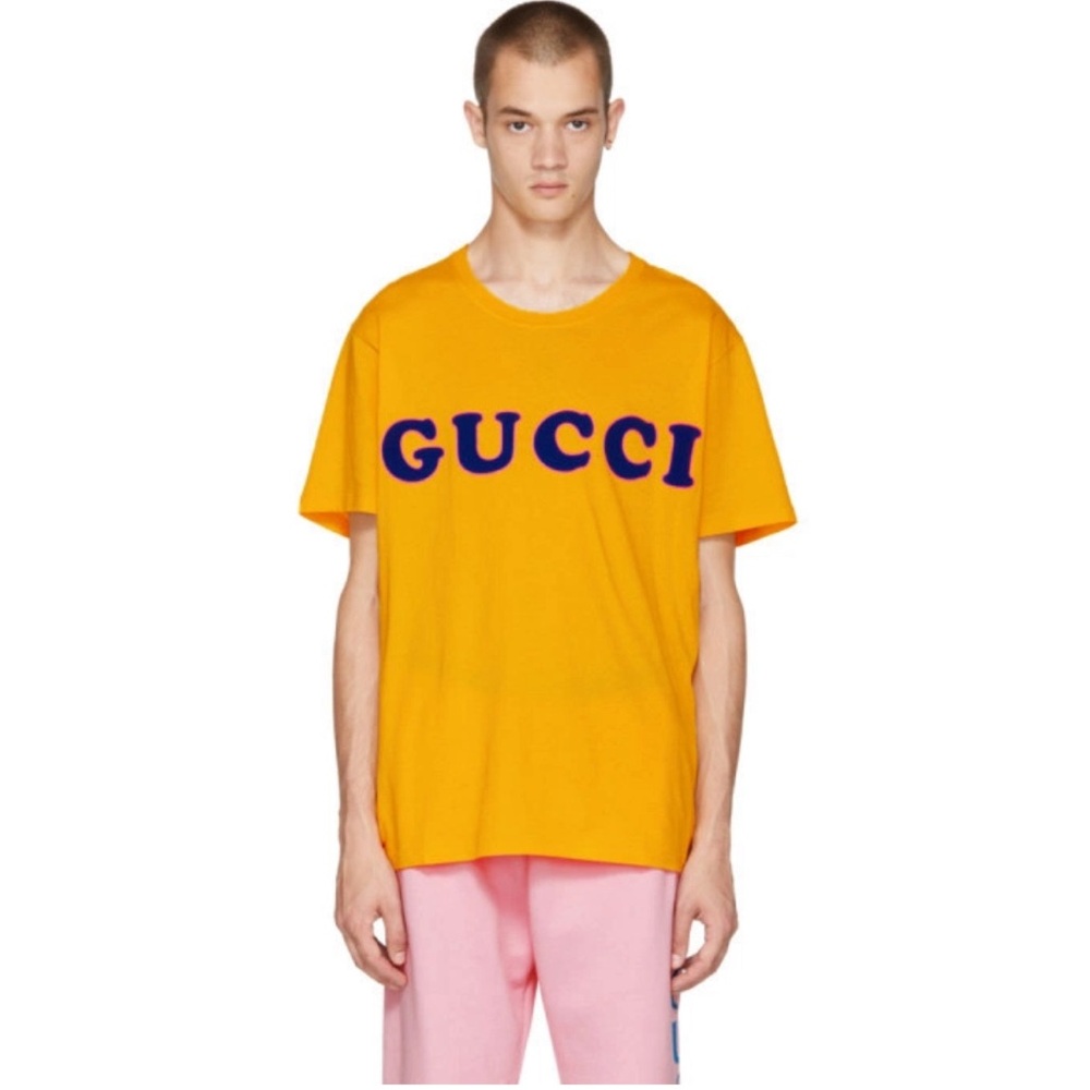 Gucci Orange Short Sleeve Tee